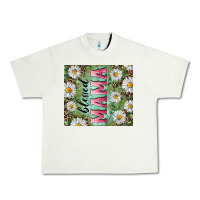 Pistachio Blessed mama with daisy and leopard Urban Heavy Tee - RanaPortraitStore