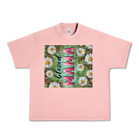 Salmon Blessed mama with daisy and leopard Urban Heavy Tee - RanaPortraitStore