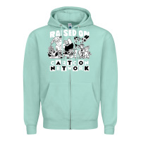 Seafoam raised on cartoon network Zipper Hoodie - artisFamous