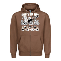 Chestnut raised on cartoon network Zipper Hoodie - artisFamous