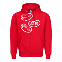 Red beans or bust Zipper Hoodie - artisFamous