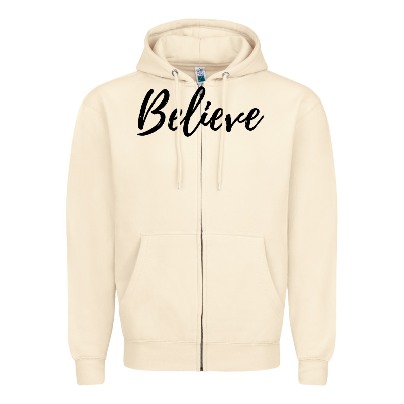 Believe Zipper Hoodie by artisFamous | Teevron