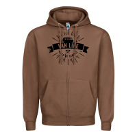 Chestnut camper vintage retro Zipper Hoodie - artisFamous