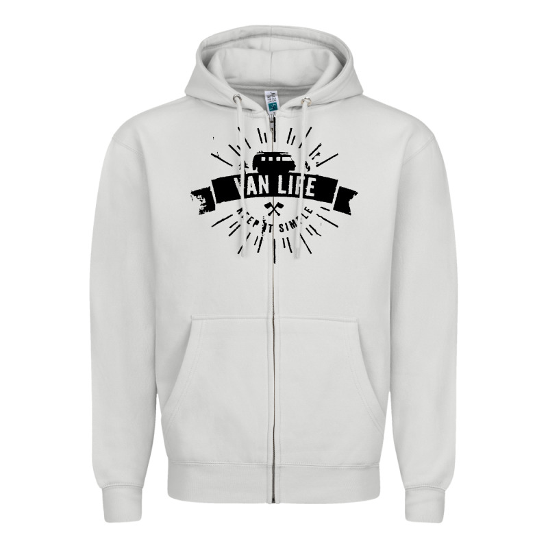 Camper Vintage Retro Zipper Hoodie by artisFamous | Teevron