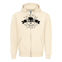 Sandshell camper vintage retro Zipper Hoodie - artisFamous
