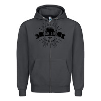 Smoke camper vintage retro Zipper Hoodie - artisFamous