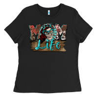 Black Mom life skull Mother's Day Ladies Tee - FaDigitalArtStudio