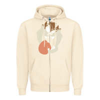 Sandshell manic taz Zipper Hoodie - artisFamous