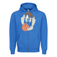 True Royal manic taz Zipper Hoodie - artisFamous