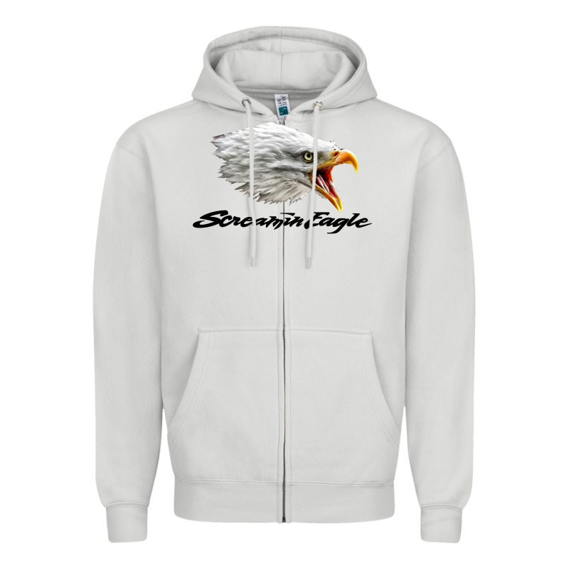 The Screaming Eagle Zipper Hoodie by artisFamous | Teevron