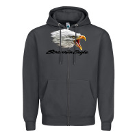 Smoke the screaming eagle Zipper Hoodie - artisFamous