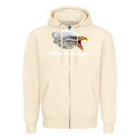 Sandshell the screaming eagle Zipper Hoodie - artisFamous