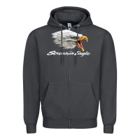 The Screaming Eagle Zipper Hoodie | Teevron