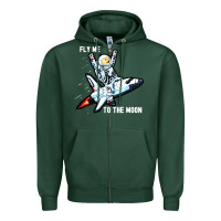 Sports Green dogecoin hodl to the moon Zipper Hoodie - artisFamous