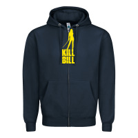 Navy kill bill uma Zipper Hoodie - artisFamous