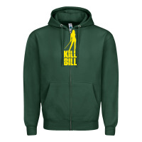 Sports Green kill bill uma Zipper Hoodie - artisFamous