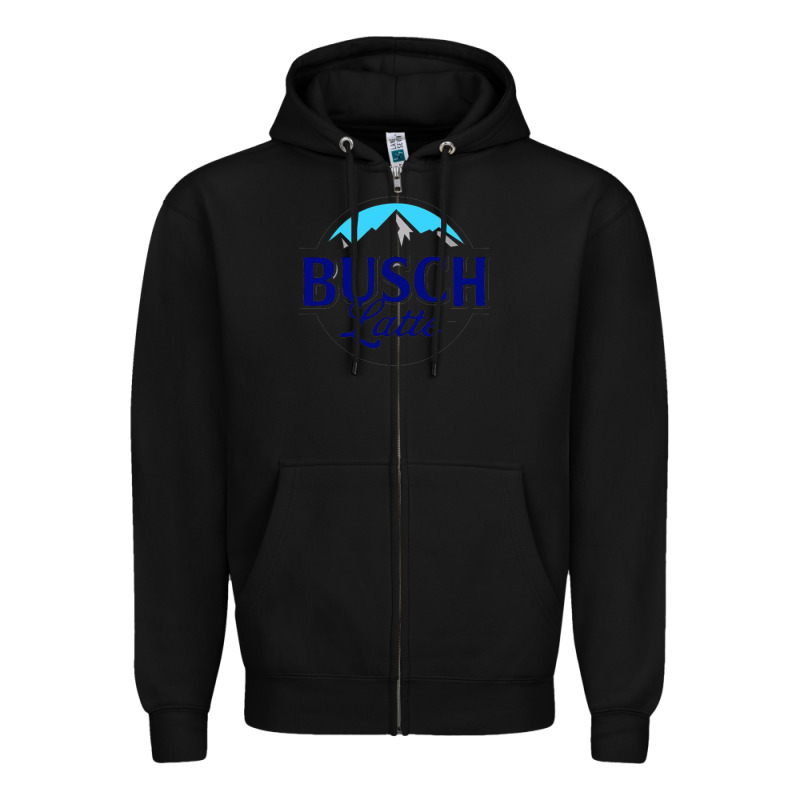 Vintage Busch Light Busch Latte Zipper Hoodie by artisFamous | Teevron