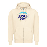 Sandshell Vintage Busch Light Busch Latte Zipper Hoodie - artisFamous