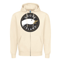 Sandshell Goose Island  Beer Zipper Hoodie - artisFamous