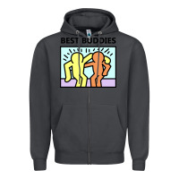 Smoke best buddies Zipper Hoodie - artisFamous