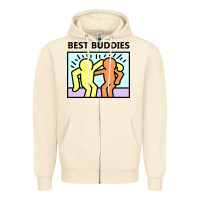 Sandshell best buddies Zipper Hoodie - artisFamous