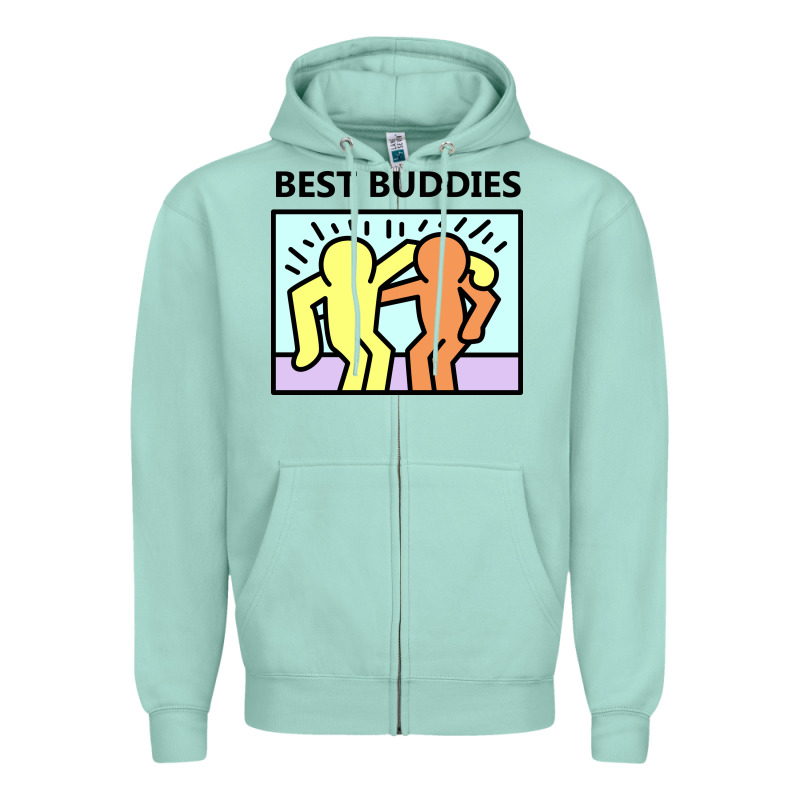 Best Buddies Zipper Hoodie by artisFamous | Teevron