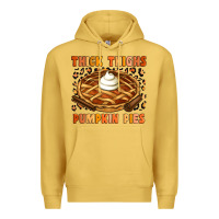 Antique Gold Thick Thighs Pumpkin Pies Premium Hoodie - Artiststas