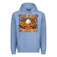 Colony Blue Thick Thighs Pumpkin Pies Premium Hoodie - Artiststas