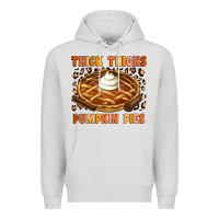 Dove Grey Thick Thighs Pumpkin Pies Premium Hoodie - Artiststas