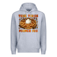 Heather Grey Thick Thighs Pumpkin Pies Premium Hoodie - Artiststas