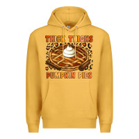 Mustard Thick Thighs Pumpkin Pies Premium Hoodie - Artiststas