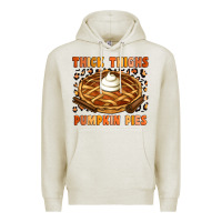 Oatmeal Heather Thick Thighs Pumpkin Pies Premium Hoodie - Artiststas