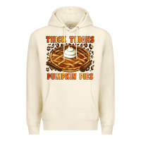 Sandshell Thick Thighs Pumpkin Pies Premium Hoodie - Artiststas