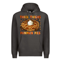 Smoke Thick Thighs Pumpkin Pies Premium Hoodie - Artiststas