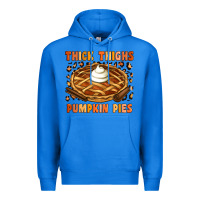 True Royal Thick Thighs Pumpkin Pies Premium Hoodie - Artiststas