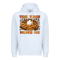 White Thick Thighs Pumpkin Pies Premium Hoodie - Artiststas