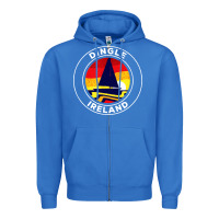 True Royal dingle ireland vintage sailboat 70s retro sunset Zipper Hoodie - artisFamous
