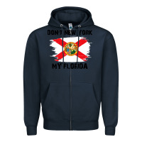 Navy don't new york my florida t shirt flag Zipper Hoodie - artisFamous