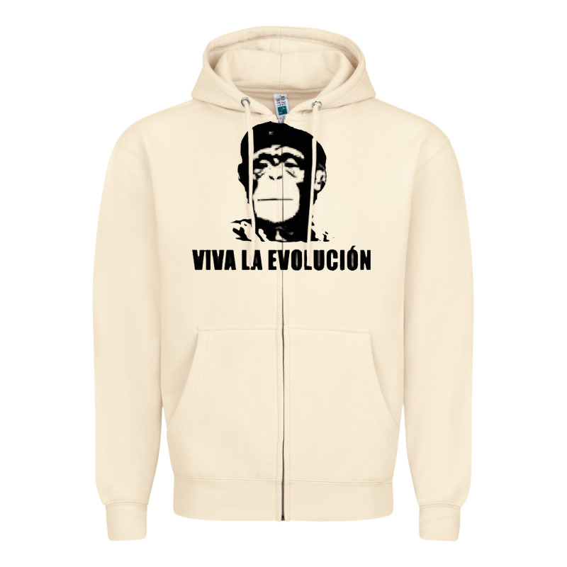 Viva La Evolucion Zipper Hoodie by artisFamous | Teevron