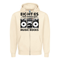 Sandshell eighties music rocks Zipper Hoodie - artisFamous