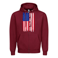 Burgundy fafo f4ck around and find out Zipper Hoodie - artisFamous
