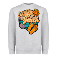 Heather Grey dont be a shady beach Heavyweight Sweatshirt - JahusDesignShop
