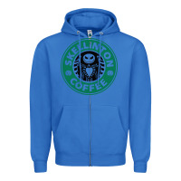 True Royal skeleton coffee halloween Zipper Hoodie - artisFamous