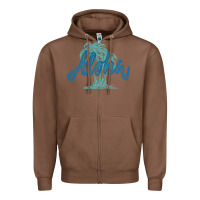 Chestnut hawaii aloha art Zipper Hoodie - artisFamous