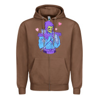 Chestnut skeletor's cat Zipper Hoodie - artisFamous