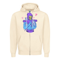 Sandshell skeletor's cat Zipper Hoodie - artisFamous