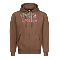 Chestnut happy easter Zipper Hoodie - artisFamous