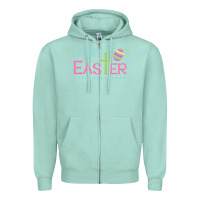 Seafoam happy easter Zipper Hoodie - artisFamous