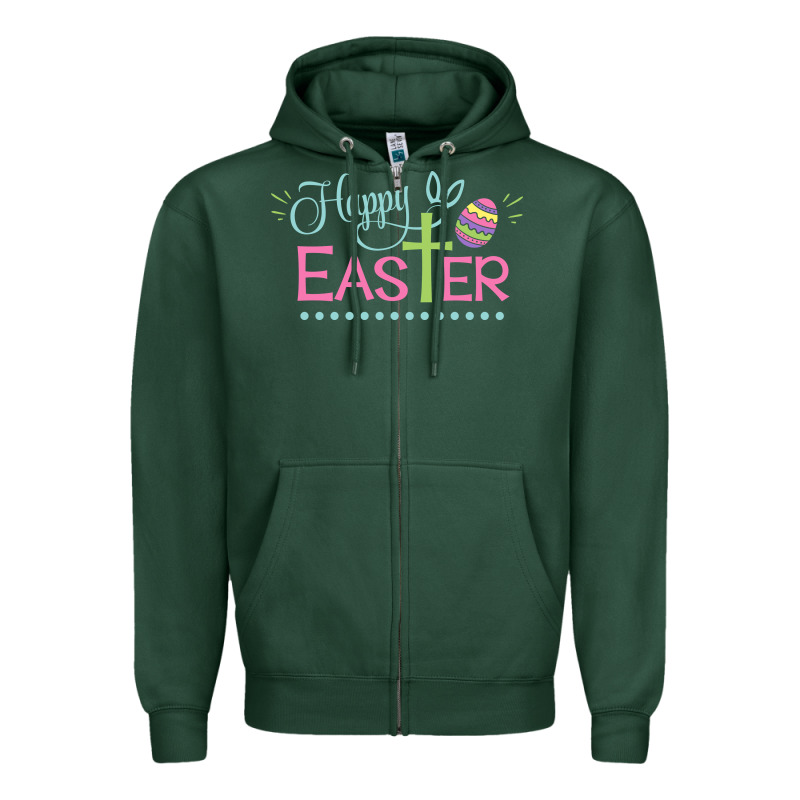Happy Easter Zipper Hoodie by artisFamous | Teevron