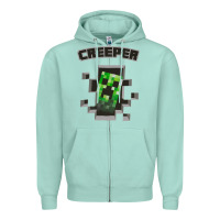 Seafoam creeper Zipper Hoodie - artisFamous